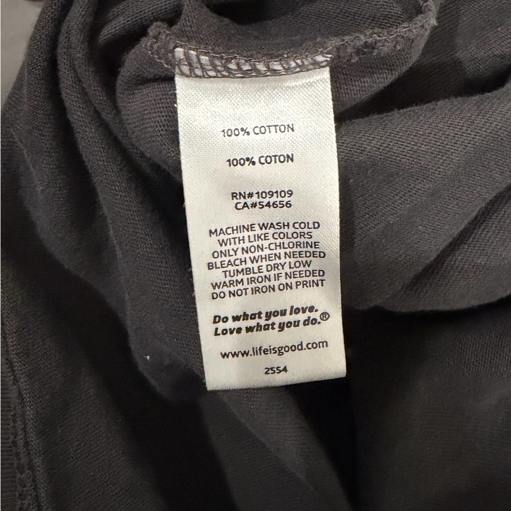 Life Is Good Women's Charcoal Tank Top - Picture 4 of 4
